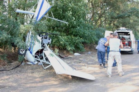 Возле Никополя упал самолет