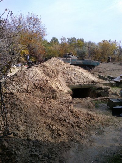 Боевики разнесли в лоскуты позиции украинского батальона. Там где я был