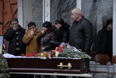 Орджоникидзе похоронил погибшего в зоне АТО земляка