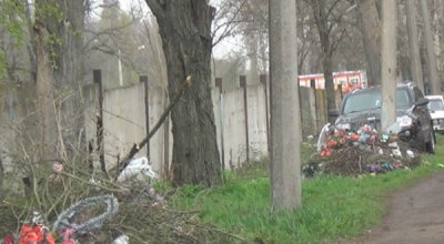 В поминальные дни Никопольское кладбище завалено мусором. Может так и должно быть?  (видео)