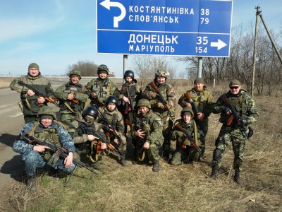 Никопольские милиционеры в зоне АТО