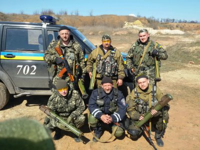 Никопольские милиционеры в зоне АТО