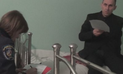 На главу сельсовета Н.В. Хнюкало возбуждено уголовное дело - активист Александр Кирилов в травматологии (видео)