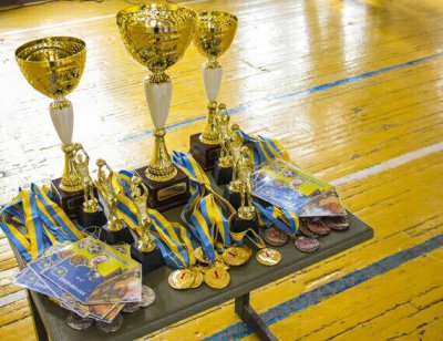 Торжественное открытие Первого юношеского областного турнира по баскетболу "Микитинська Сич"