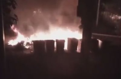 Сколько еще будет таких пожарищ, господа чиновники&#65311;(видео)